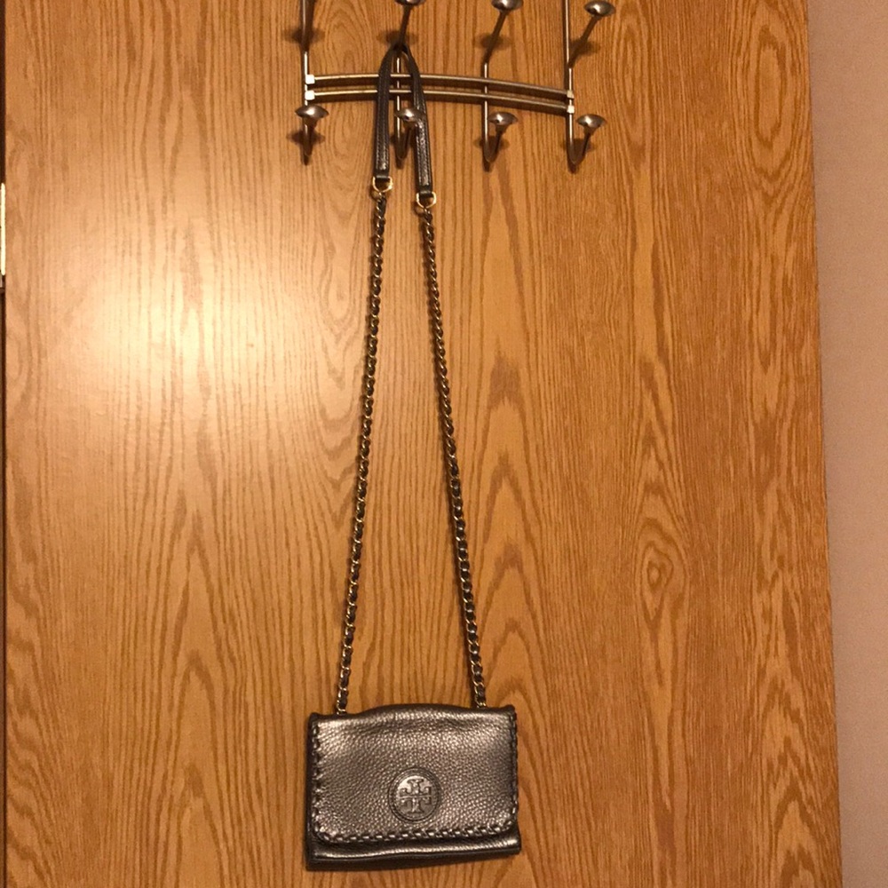 Tory Burch Metallic Marion Crossbody Bag